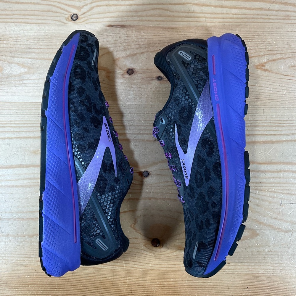 Brooks Ghost 14 Running Shoes Women’s 7 B Electric Cheetah Purple 120356-1B-098 - Picture 7 of 9